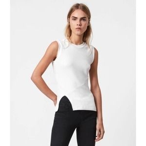 Allsaints | Gia Ribbed Crewneck Tank